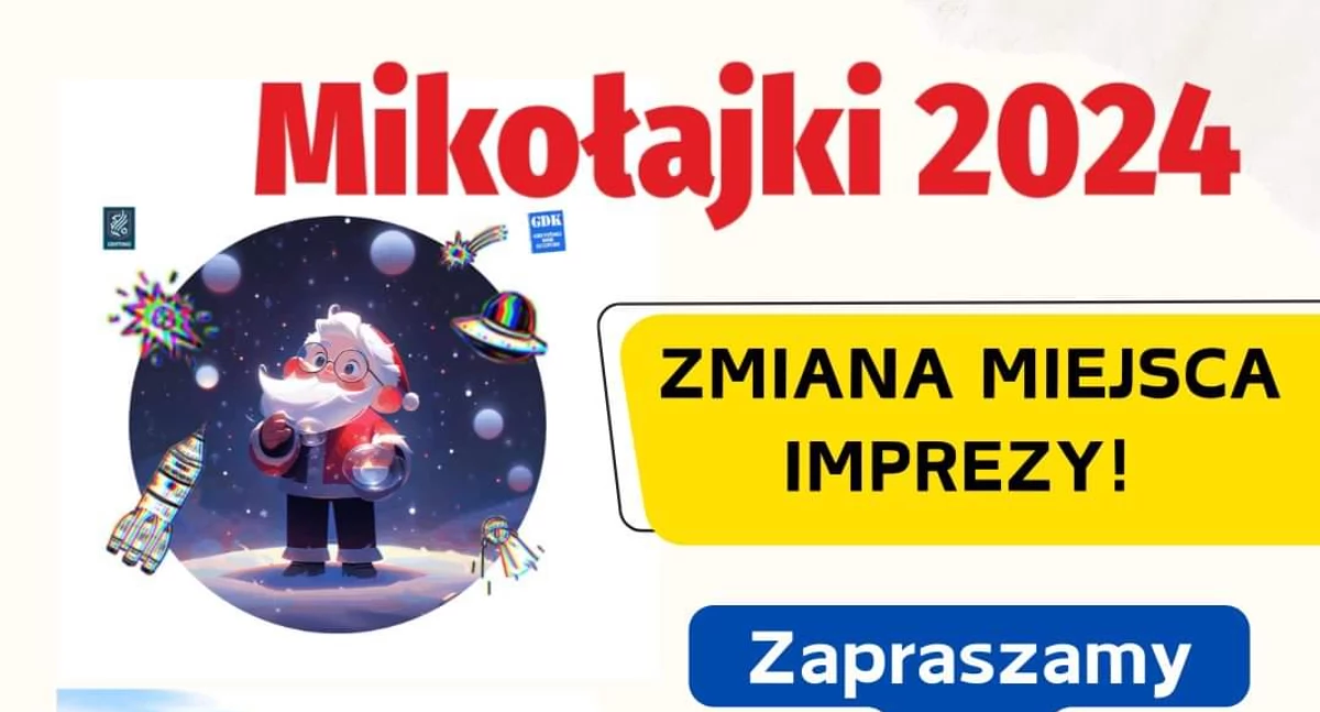 Uwaga! Miejsce Gryfińskich Mikołajków zostało zmienione!