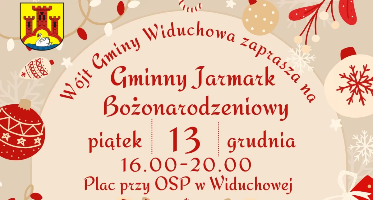 Zaplanowany na dziś Jarmark Bożonarodzeniowy został przesunięty!