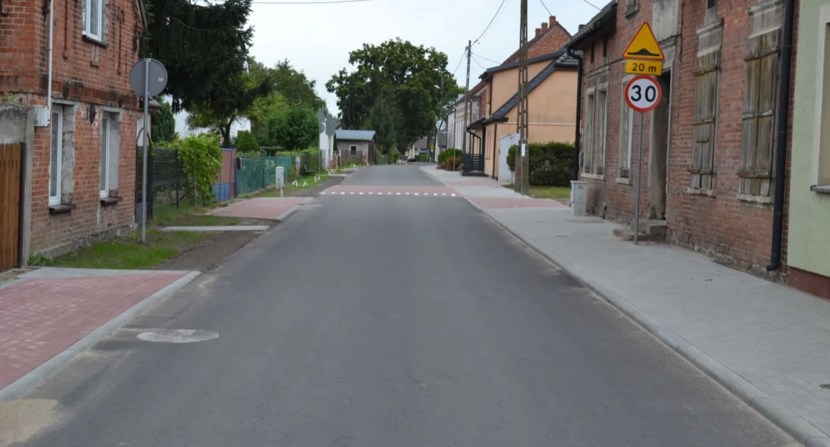 Przebudowany został ponad 600-metrowy fragment ulicy 