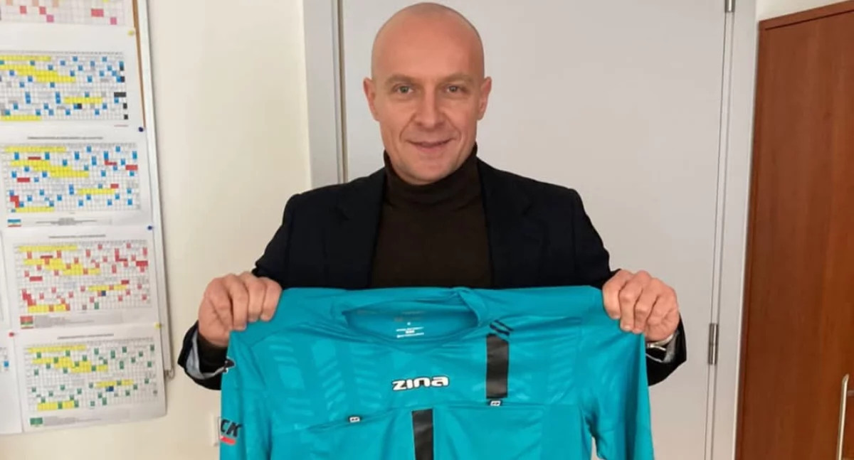 Szymon Marciniak przekazał swoją koszulkę na gryfiński turniej!