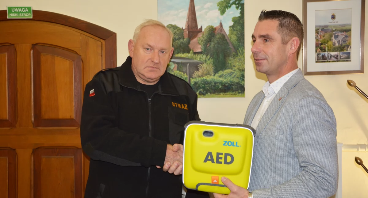OSP z defibrylatorem AED