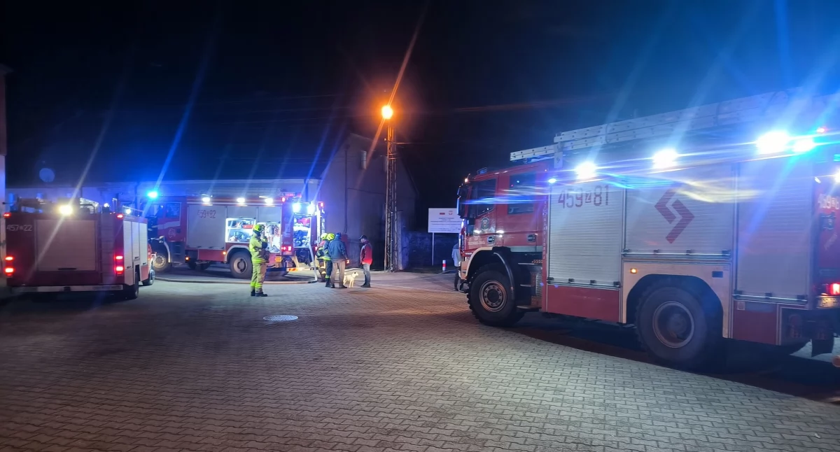 Noworoczne niebo rozjaśnił pożar stodoły [WIDEO]