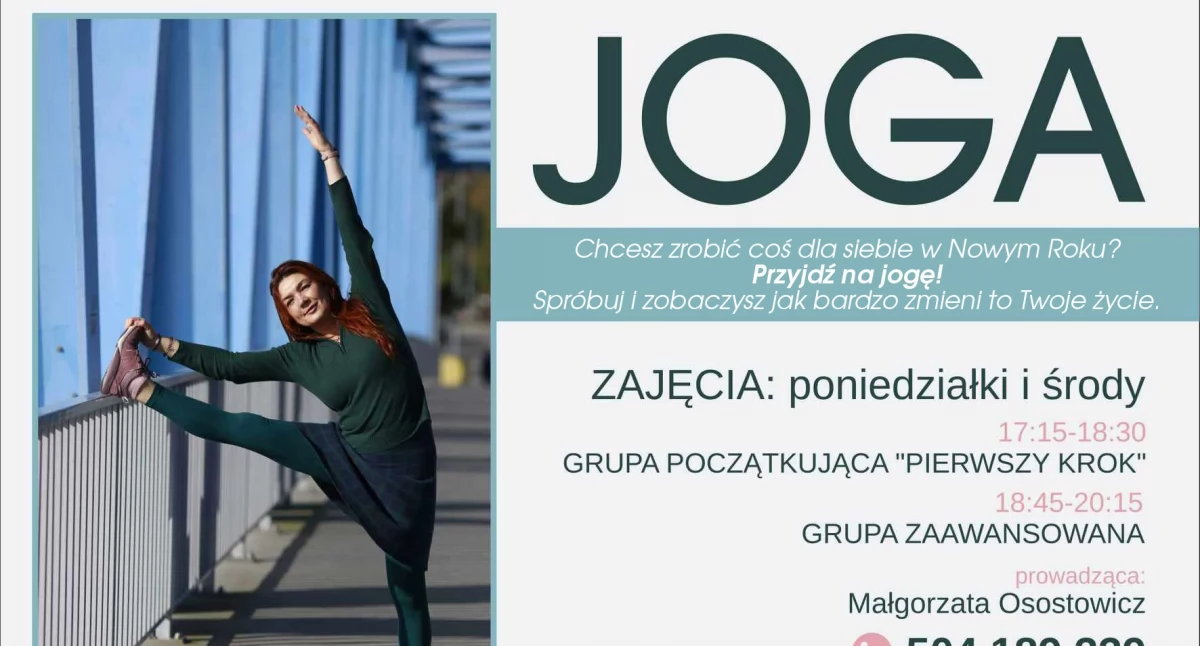 Chcesz zrobić coś dla siebie w Nowym Roku? Przyjdź na jogę!