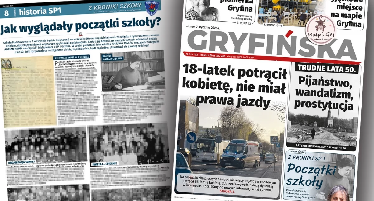 Ruszyliśmy z cyklem z okazji 80-lecia SP nr 1 w Gryfinie!