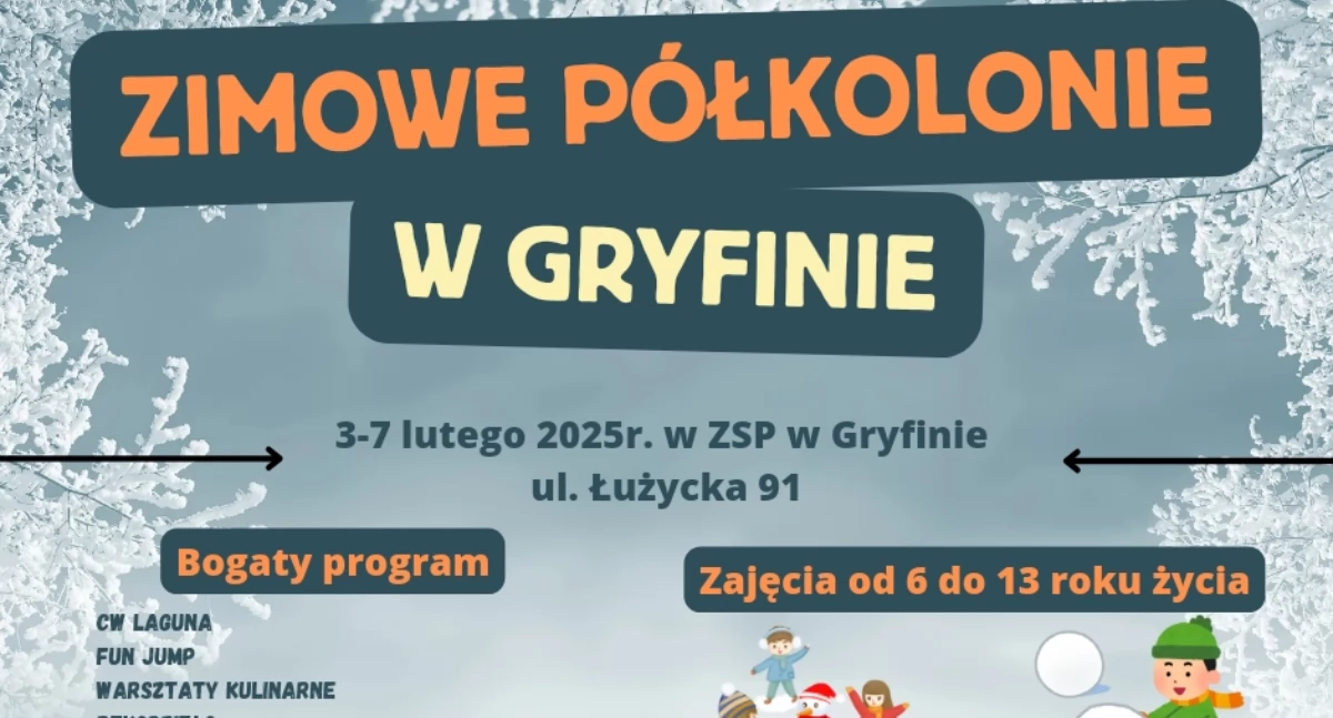 Półkolonie w Gryfinie – Ferie Pełne Emocji i Przygód!