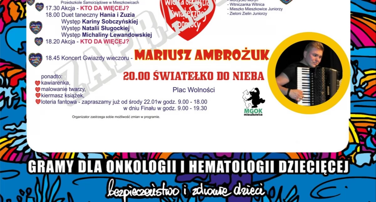 Gwiazdą wieczoru będzie Mariusz Ambrożuk