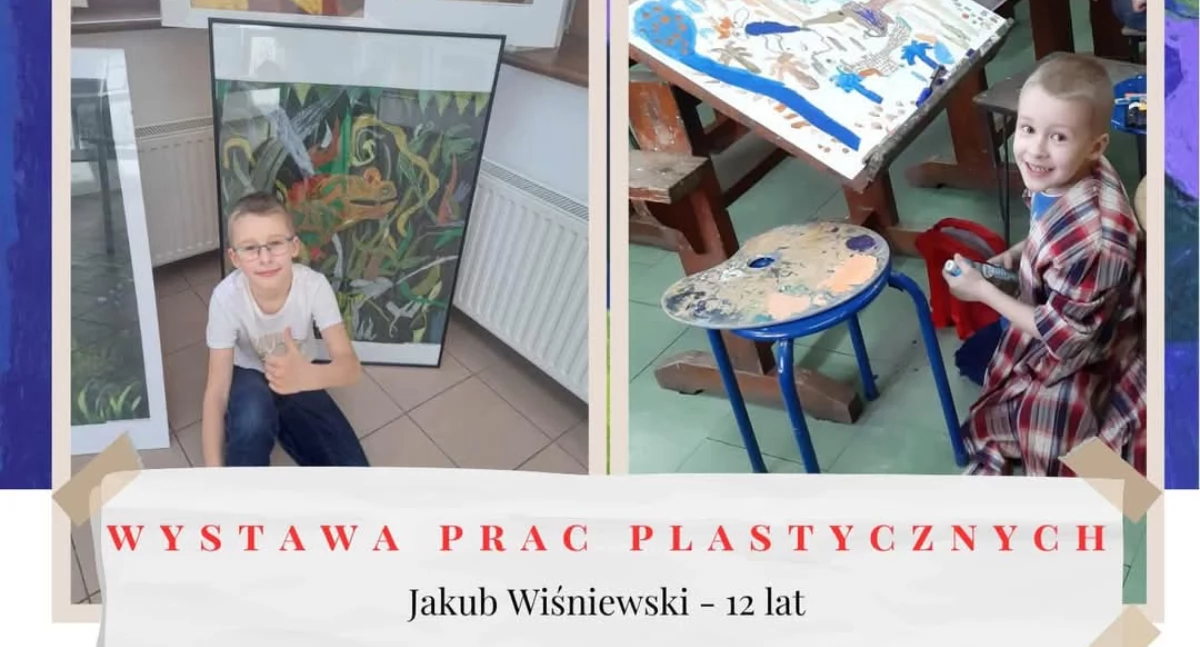 Wystawa prac 12-letniego artysty z Gryfina!