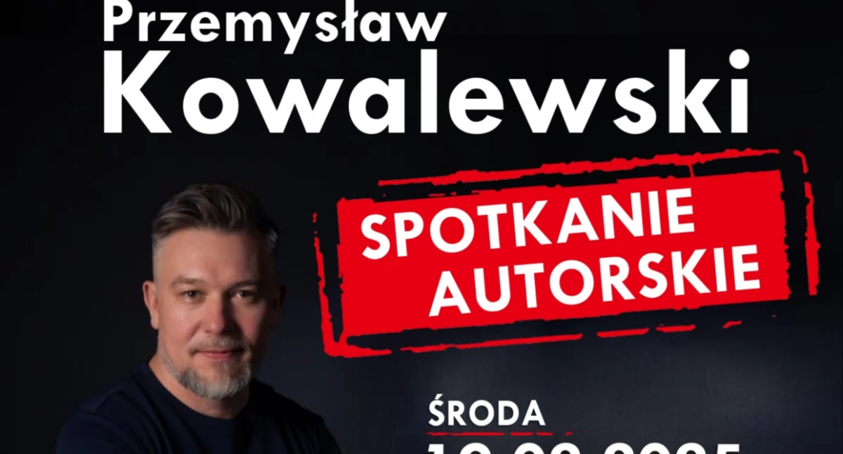 W środę spotkanie autorskie z Przemysławem Kowalewskim