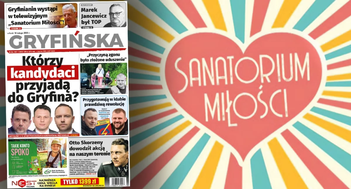 Gryfinianin wystąpi w Sanatorium Miłości!
