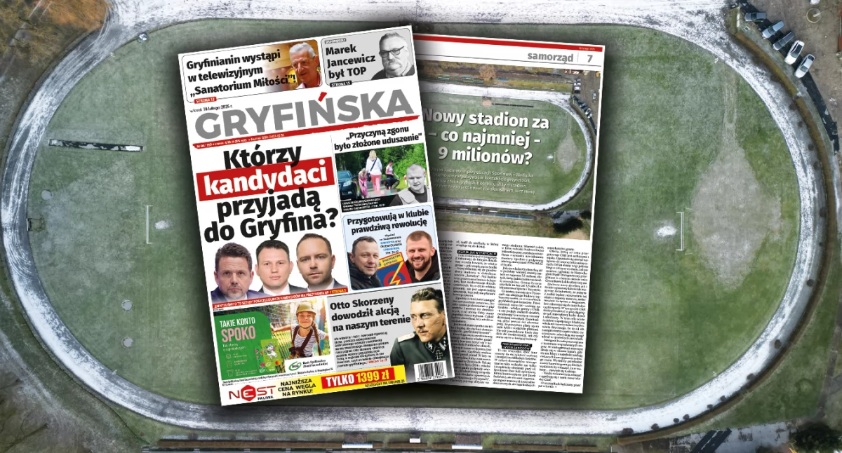 Nowy gryfiński stadion za – co najmniej - 9 milionów złotych?
