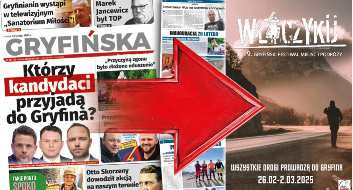 Jutro rusza Włóczykij! W Gazecie Gryfińskiej publikujemy gazetkę festiwalową