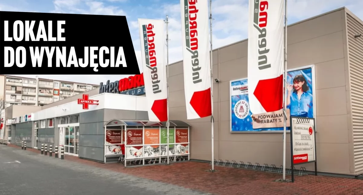 Dwa lokale do wynajęcia w Galerii Intermarche