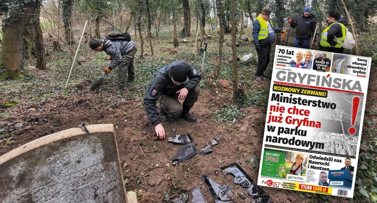 Jutro znów będą szukać nagrobków. Zapraszają mieszkańców regionu do pomocy