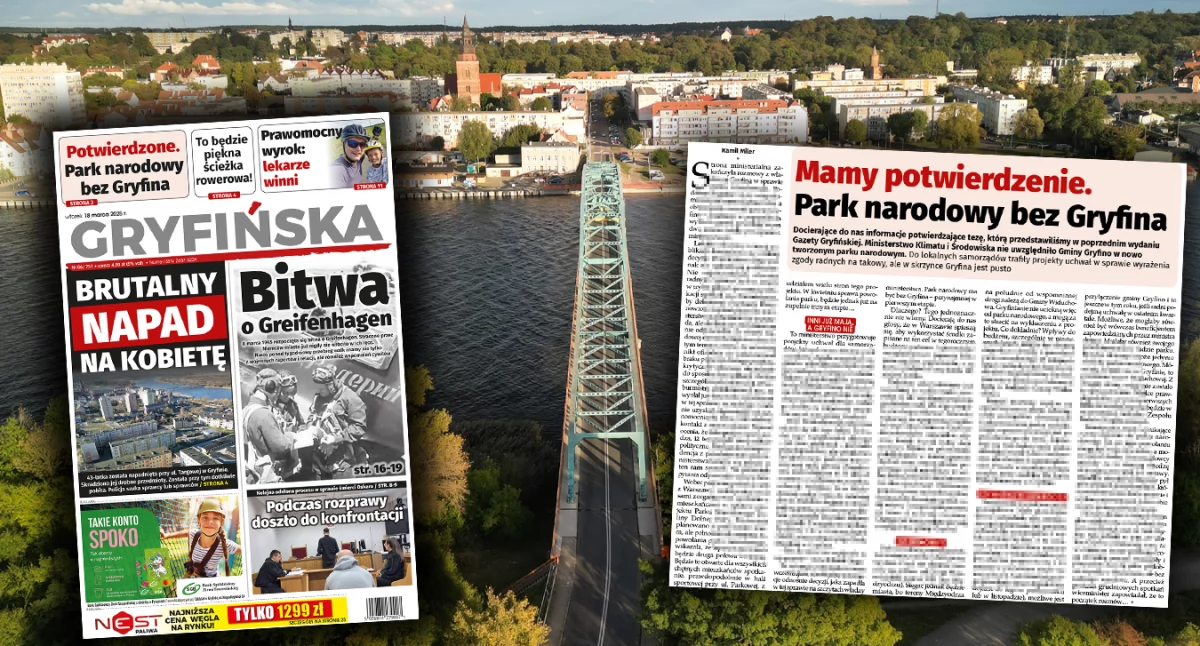 Dlaczego ministerstwo nie chce Gryfina w parku narodowym?