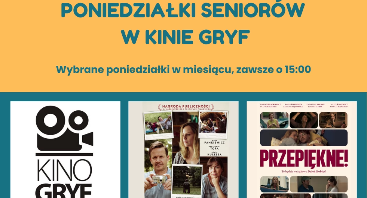 Kino Gryf organizuje Poniedziałki Seniorów