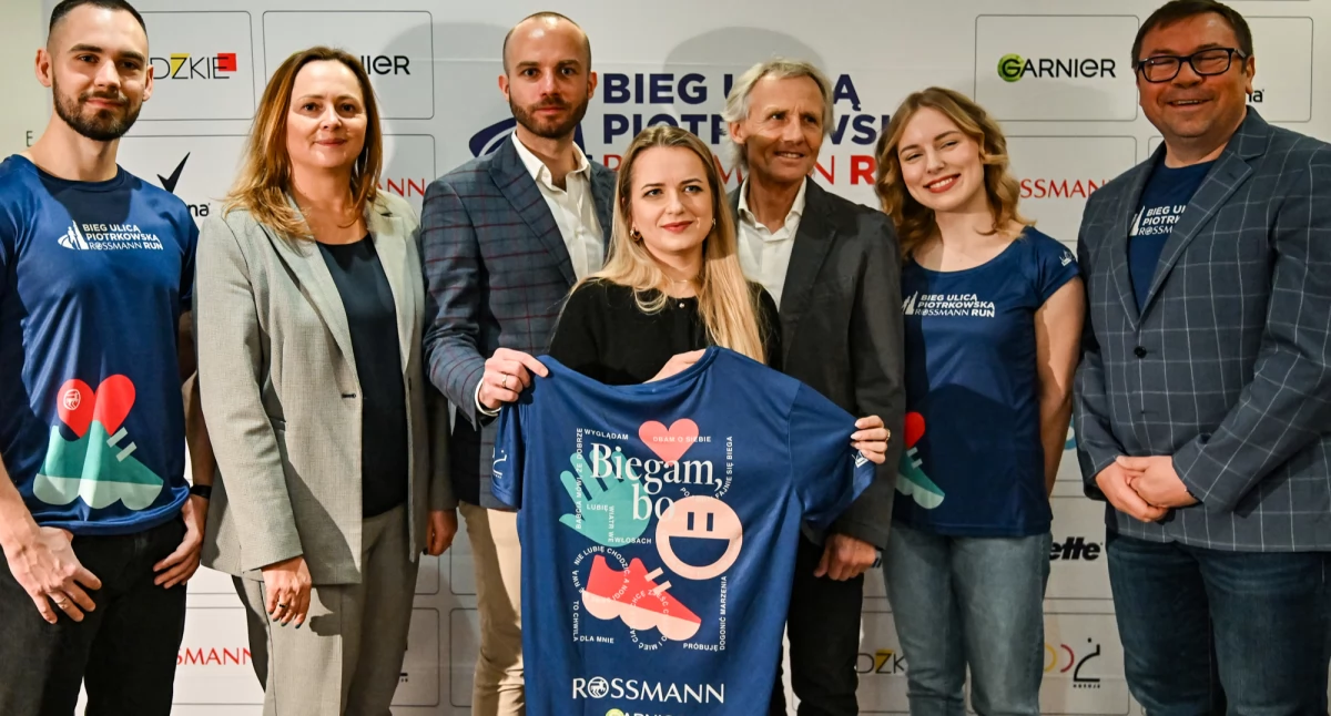 Premiera nowej koszulki na Bieg Ulicą Piotrkowską Rossmann Run