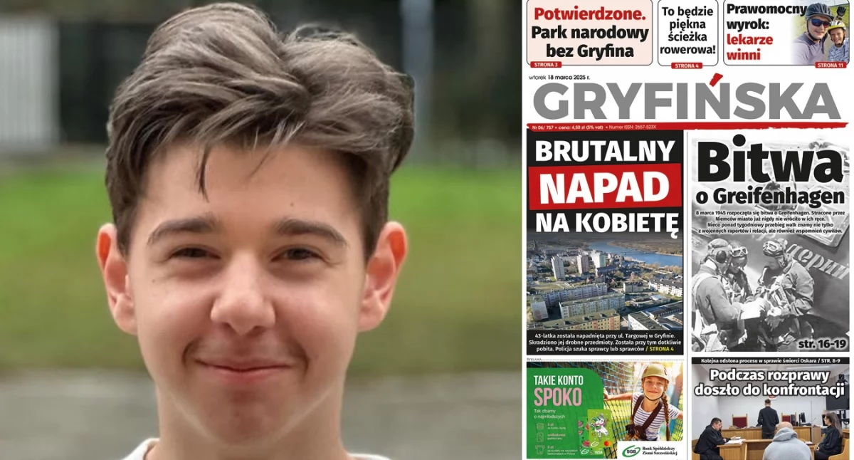 Młody gryfinianin i jego ambitny projekt