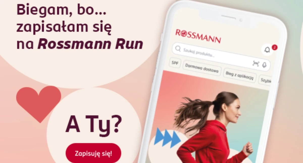 Bieg Rossmann Run z aplikacją dla 500 tys. biegaczy
