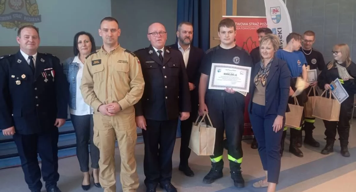 Młodzi druhowie z OSP Wełtyń zajęli całe podium!