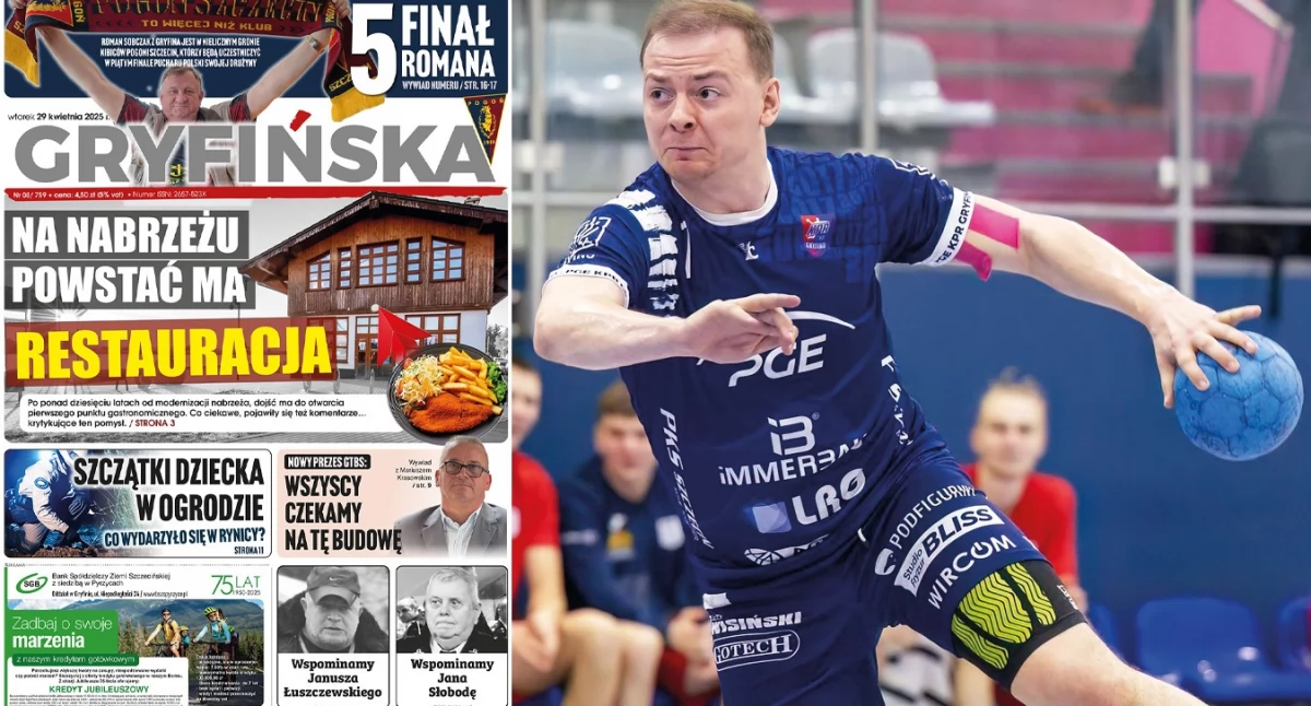Filip wraca do formy po kontuzji. Co chłopak z Płocka robi w Gryfinie?