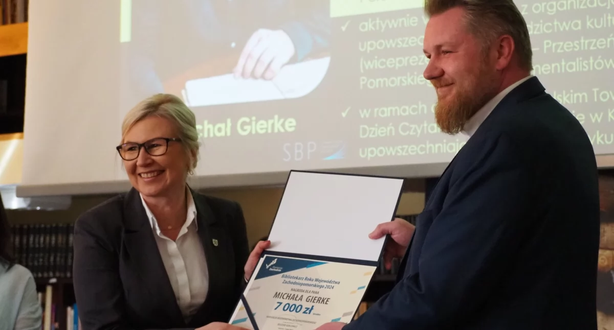 Michał Gierke Bibliotekarzem Roku!
