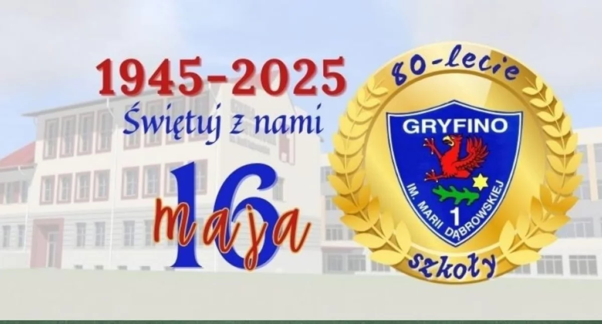 SP 1 Gryfino zaprasza absolwentów na piątkową uroczystość!