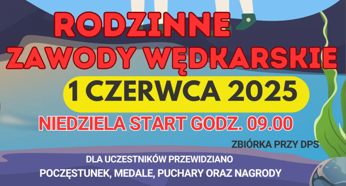 Zapraszają na Rodzinne Zawody Wędkarskie