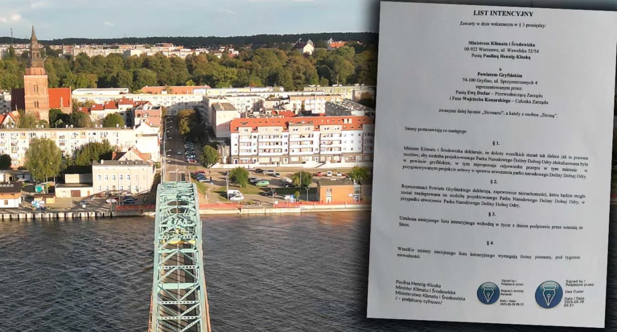 Siedziba parku narodowego jednak w powiecie gryfińskim?