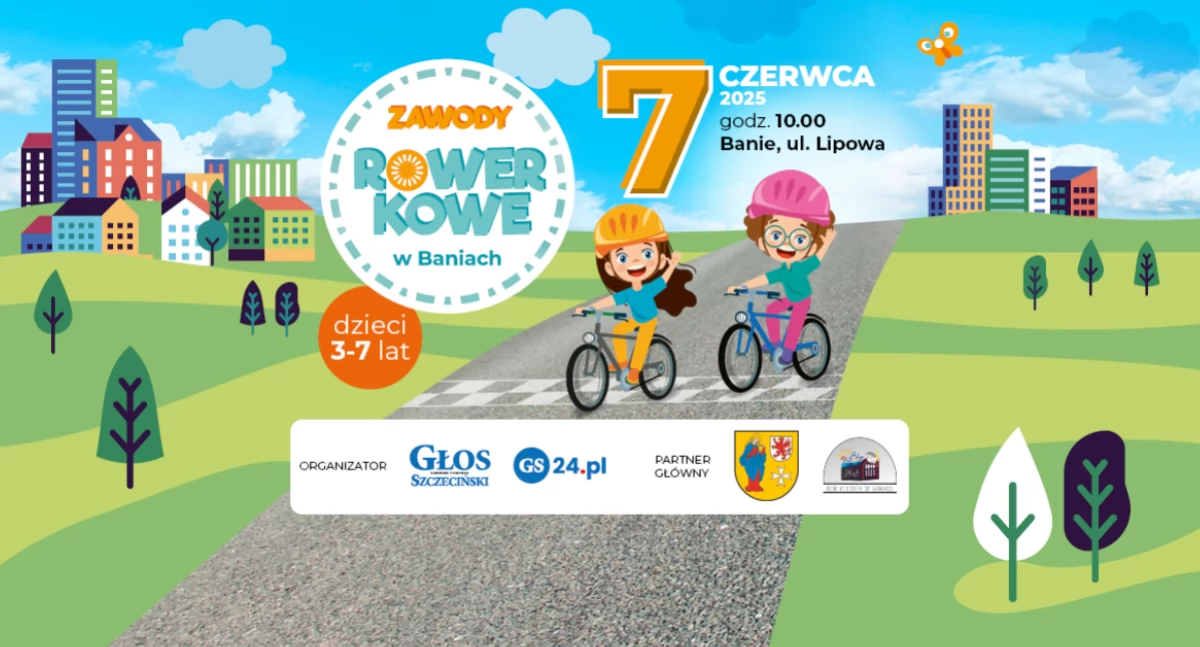 Banie zapraszają dzieci w wieku 3-7 lat na zawody rowerkowe