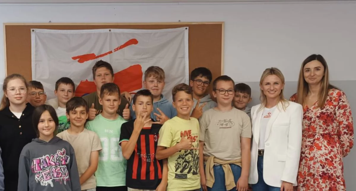Szkołę odwiedziła mistrzyni olimpijska [GALERIA]