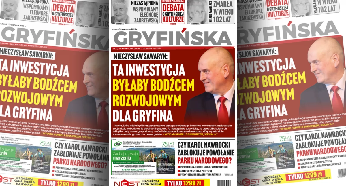 Nowy numer Gazety Gryfińskiej