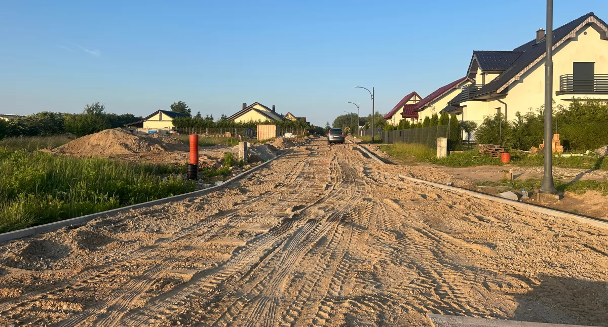Trwa przebudowa ulicy Wiosennej 