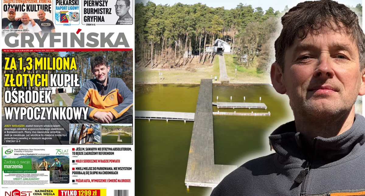Za 1,3 miliona zł kupił ośrodek wypoczynkowy w Baniewicach. Chce stworzyć perełkę