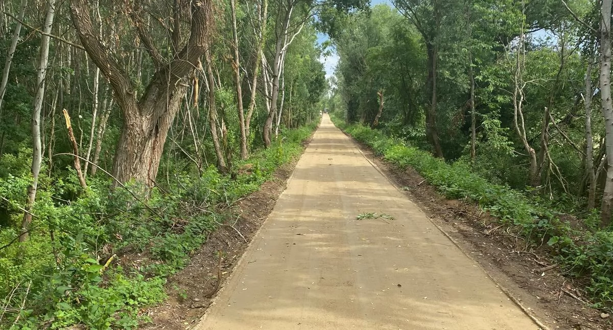 Gmina Gryfino chwali się budowaną ścieżką rowerową