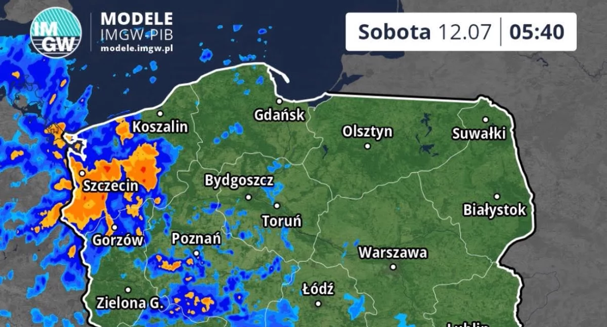 Instytut Meteorologii i Gospodarki Wodnej - IMGW PIB wydał ostrzeżenie dla naszego regionu