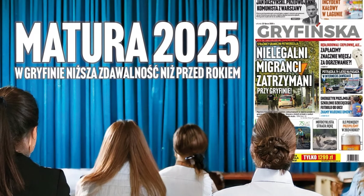 Matura 2025. W Gryfinie niższa zdawalność niż przed rokiem