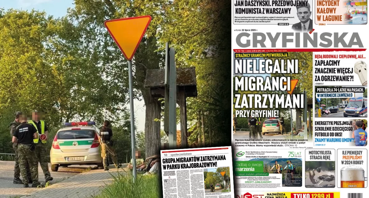 Służby potwierdzają: grupa migrantów zatrzymana w parku krajobrazowym [GAZETA]