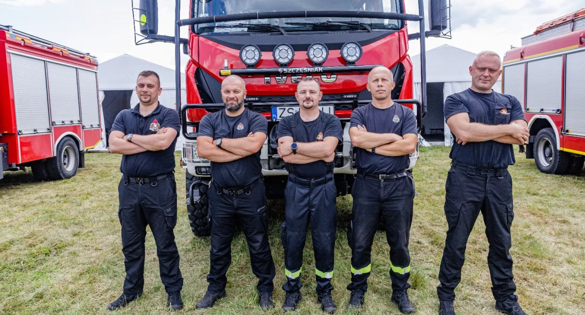 Gryfińscy strażacy zabezpieczają  Pol’and’Rock Festival 