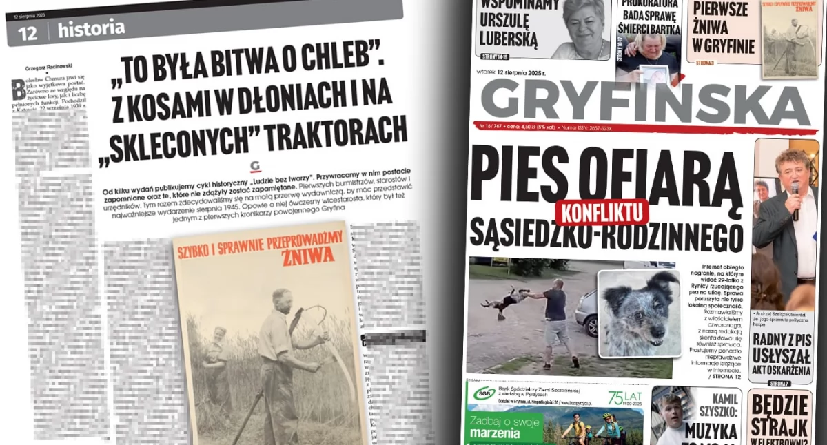 Z kosami w dłoniach i na skleconych traktorach, czyli żniwa 1945