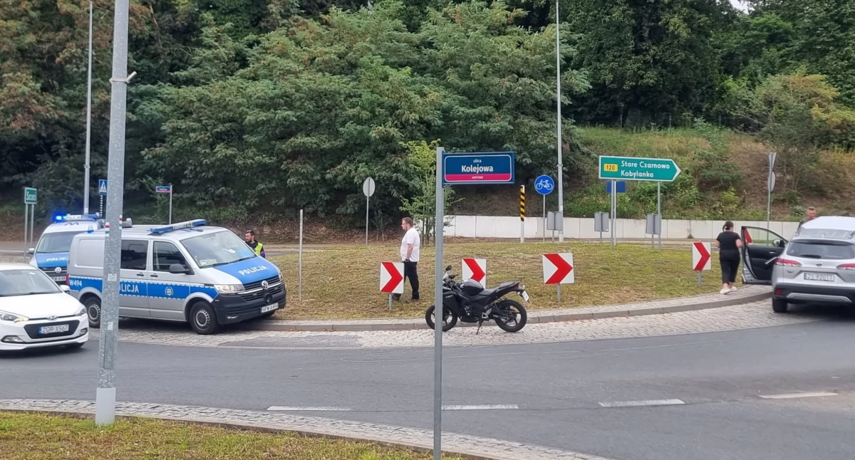 Dwa kolejne wypadki z udziałami motocyklistów! Jeden w Gryfinie