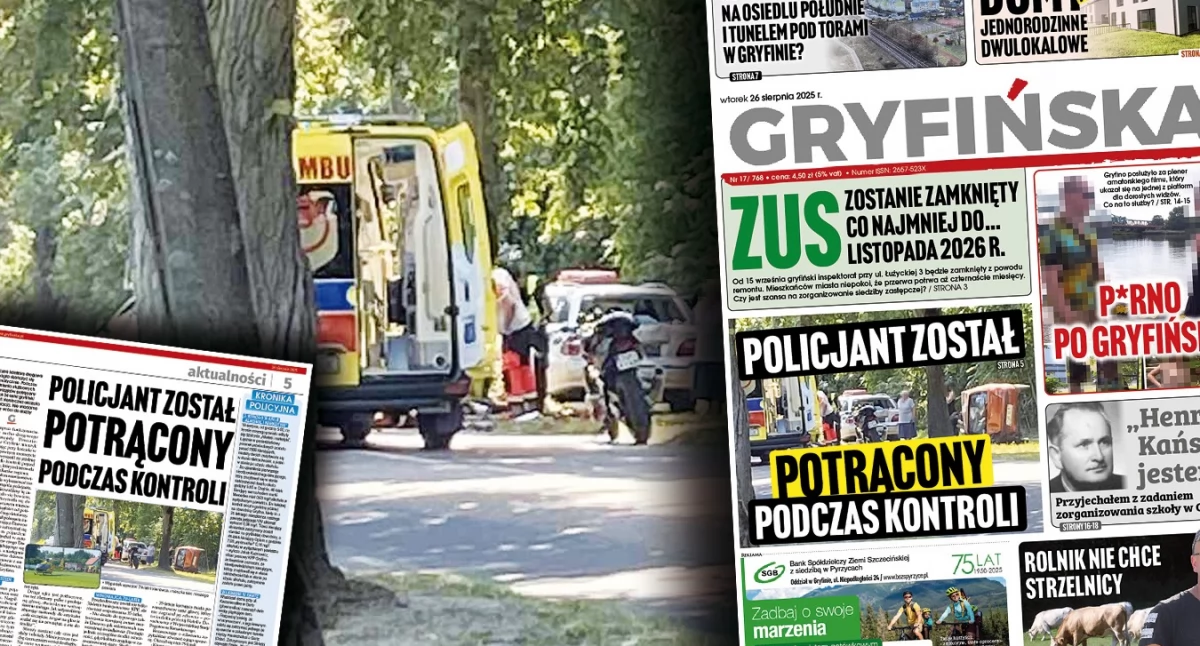 Wiemy w jakim stanie znajduje się potrącony policjant. 79-latek stracił prawo jazdy