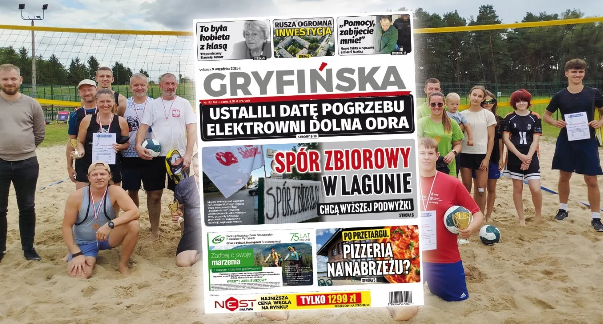Gryfinianie pożegnali lato na piasku