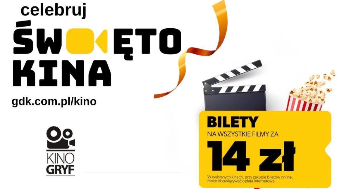 Tańszy bilet z okazji Święta Kina