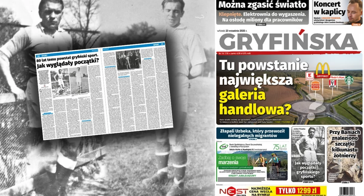 80 lat temu powstał gryfiński sport. Jak wyglądały początki?