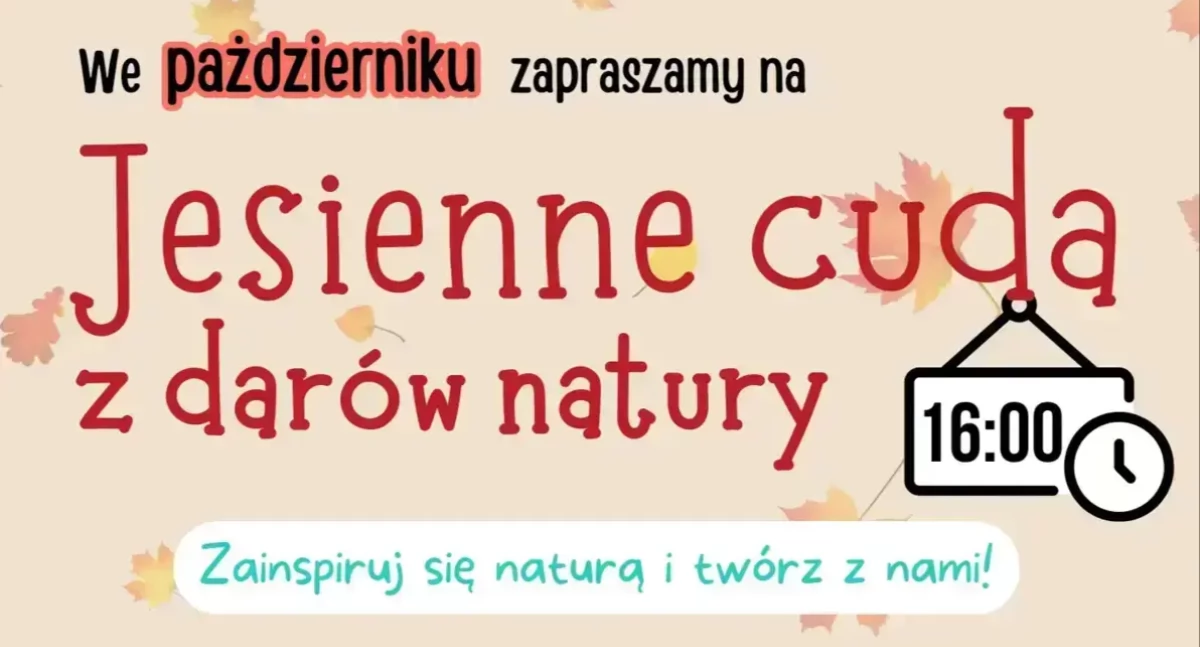 Październikowe zajęcia świetlicowe – Jesienne cuda z darów natury