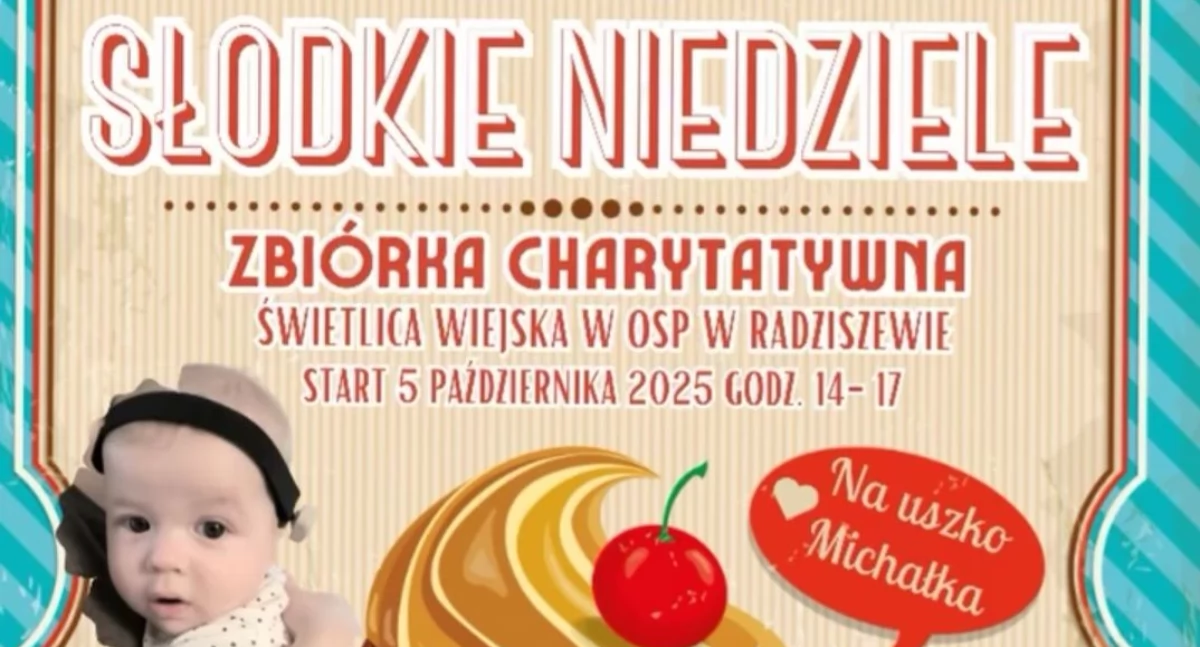 Zbiórka charytatywna w Radziszewie. Zbierają dla Michałka