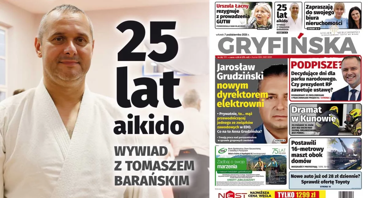 Gazeta Gryfińska. Wywiad z Tomaszem Barańskim