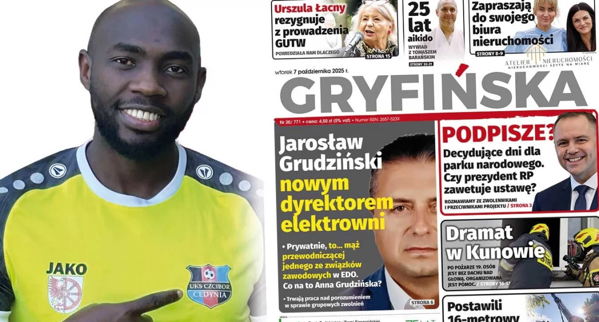 Co piłkarz z Rwandy robi w Cedyni? 