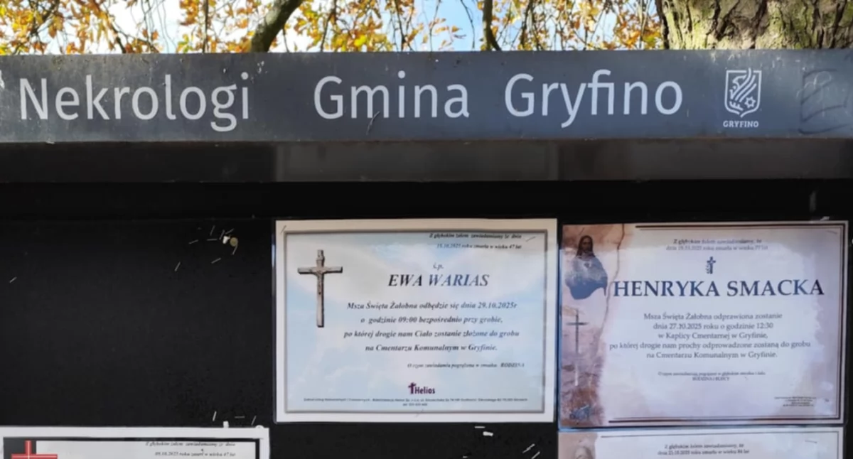 Nie tylko Krzysztof. Żegnamy wielu gryfinian, w tym 47-latkę