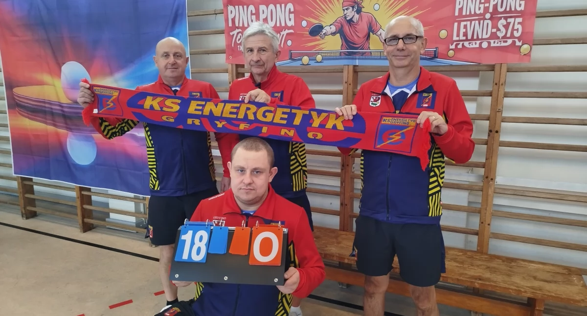 Tenisiści stołowi Energetyka Gryfino idą jak burza!